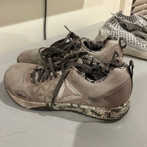 Reebok Nano 6 LE desert camo CrossFit shoe used